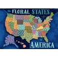 thumbnail image 5 of Buffalo Games 300-Piece The Floral States of America Interlocking Jigsaw Puzzle for Adults Ages 14+, 5 of 5