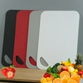 thumbnail image 4 of 4PC Plastic Cutting Boards for Kitchen, Extra Large Non-Slip Double-Sided Cutting Boards for Meat & Veggies, Dishwasher Safe Kitchen Essentials with Easy Grip Handle for Food Prep, 4 of 6