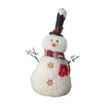 thumbnail image 2 of Figura de Muñeco de Nieve perfecl Decoración Navideña 32 cm, 2 of 8