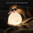 thumbnail image 3 of Luz nocturna de silicona HPYDIY Slug, recargable por USB, 12 cm, 3 of 9