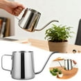 thumbnail image 2 of Stainless Steel Long Spout Watering Can Modern Kettle For Indoor Succulents Bonsai And Home Garden Use, 2 of 4
