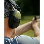 Swiss Tech Electronic Hearing Protection Earmuffs with Bluetooth, Rechargeable, NRR 25dB, Tonen