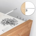 thumbnail image 3 of 400pcs Steel Nails, Double-Headed Nails, Seamless Nail with Double-Headed Base Thread,Concrete Nails, Skirting Boards, 3 of 6
