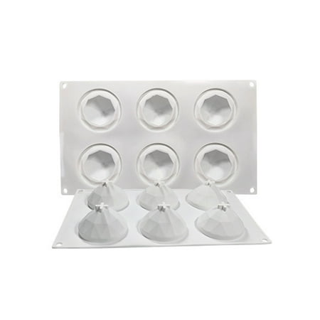 

Gyedtr Diamond Cake Muffin Chocolate Cookie Baking Mould Pan Diy Baking Mold