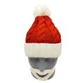 thumbnail image 3 of Gorro de Papá Noel tejido,Accesorio de disfraz de gorro navideño suave para adultos,Sombrero de Papá Noel para fiesta de disfraces,Accesorios de decoración navideña Tocados Mujeres, 3 of 8