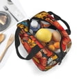 thumbnail image 3 of Bingfone Colorful Vintage Floral Pattern Print Lunch Bag Insulated Lunch Box, Small Leakproof Cooler Food Lunch Containers Reusable High Capacity Lunch Tote Bags for Work, Travel, Outdoor, 3 of 6