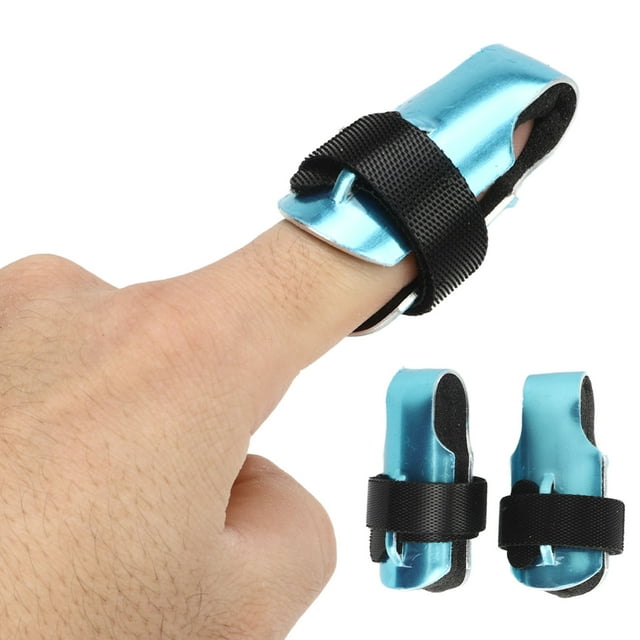 Finger Splint, Comfortable Metal Finger Support Adjustable Breathable Aluminum Alloy Plate 2Pcs for All Finger Lengths for Arthritis for Adults S,M,L