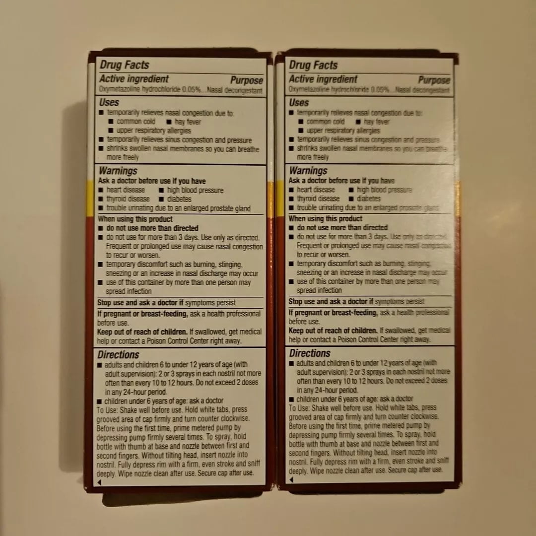 Afrin No Drip Original Pump Mist, 15 Milliliter -- 6 per case.