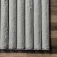 thumbnail image 3 of nuLOOM Kai SuperiorWash Stripe Faux Rabbit Machine Washable Area Rug, 5' x 8', Kai Silver, 3 of 6