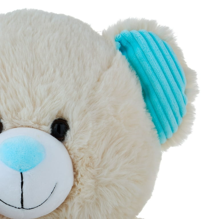 Mother's Day Large Cream Bear Plush with To the Moon & Back Crescent Moon, 14 in, by Way To Celebrate