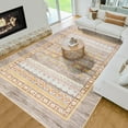 thumbnail image 3 of Ultrug Soft Boho Area Rug Moroccan Geometric Rugs Washable Carpet for Bedroom Living Room Home Decor,6'x9',Yellow, 3 of 7
