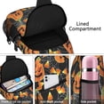 thumbnail image 4 of Sling Backpack,Halloween Pumpkins and Candy Corn Sling Bag with Water Bottle Holder,Waterproof Sling Bag for Men/Women with Headphone Jack for Hiking,Travel, 4 of 6