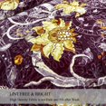 thumbnail image 3 of JML Plush Raschel Korean Printed Fleece Blanket Purple King Floral, 3 of 5
