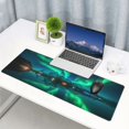 thumbnail image 4 of Rocae Northern Lights for Gaming Mouse Pad, Mouse Pad Large, Office Computer Keyboard Mousepad, Keyboard and Mouse Pad with Stitched Edges,31.5 x 11.8 in, 4 of 5