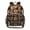Orange Black Plaid, variant on Clear Backpack 12L Large Capacity Transparent Waterproof Halloween-themed Projects