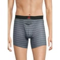 thumbnail image 4 of Reebok Men’s Featherweight Performance Boxer Briefs Underwear, 6 Inch, 3-Pack, 4 of 11