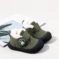thumbnail image 2 of Dakaela 0M-15M Baby Boy Soft Winter Shoes Newborn Retro Casual Walking Shoes Indoor Outdoor Snow Ankle Boots, 2 of 3