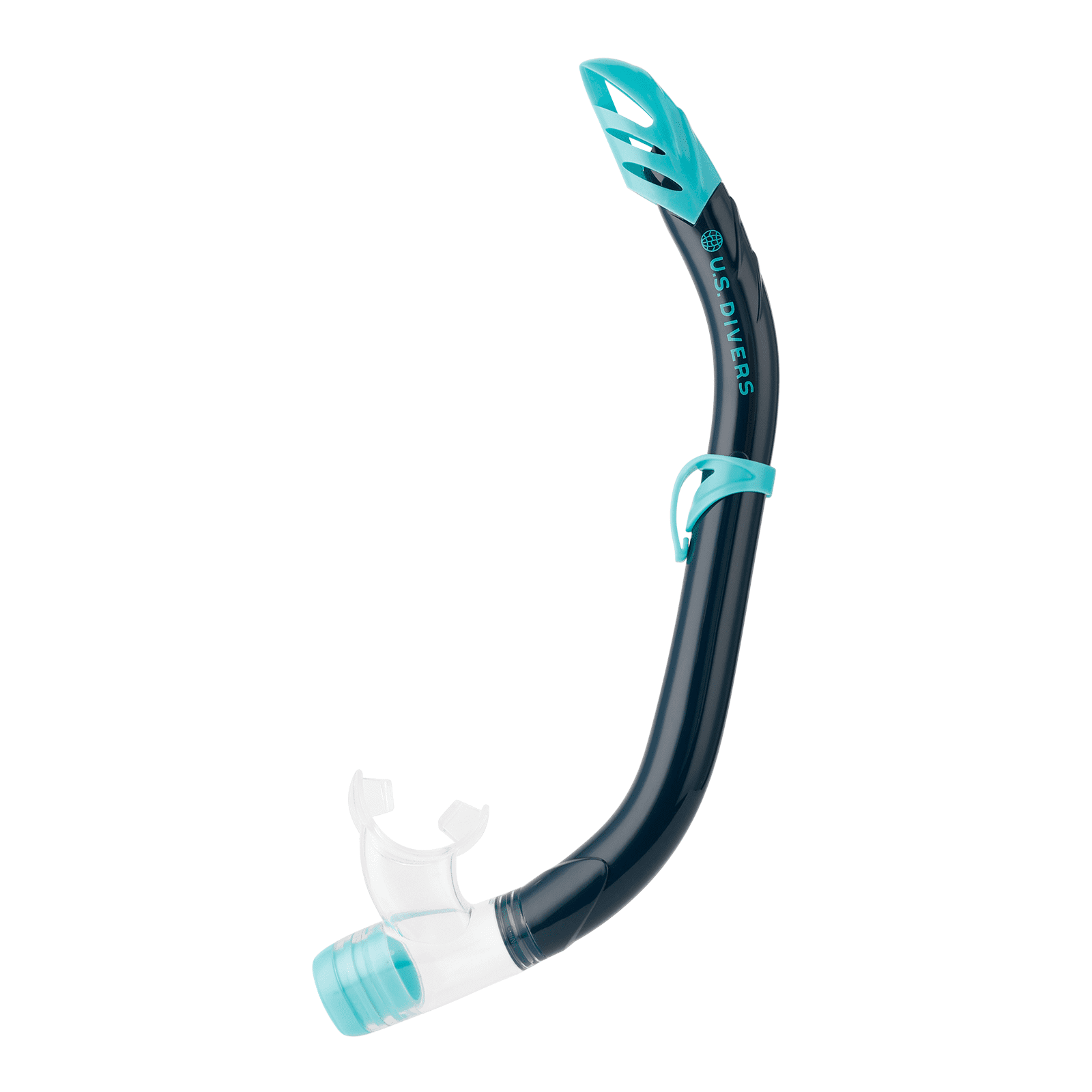 (2 pack) U.S. Divers Playa Adult Snorkel Combo (Teal & Blue)