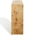 thumbnail image 6 of SAFAVIEH Couture Katelynn Glam Burled Mappa Veneer Console Table, Natural, 6 of 13