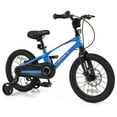 thumbnail image 1 of Costway Vélo pour Enfant de 16 Pouces avec Guidon et Selle Réglables, Freins à Disque Doubles, Bleu, 1 of 10