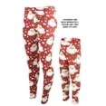 thumbnail image 2 of Unique Baby Womens Mommy And Me Matching Christmas Leggings (Md, Red), 2 of 5