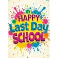 thumbnail image 4 of LUUFILx Happy Last Day of School Backdrop Banner Photo Booth Props Summer Party Supplies Classroom Decorations Colorful School Event Celebration Background, 4 of 8