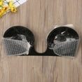 thumbnail image 3 of Women Invisible Push Up Bra Solid Self-Adhesive Silicone Sticky Tube Top Backless Strapless U Shape Bralette, 3 of 5