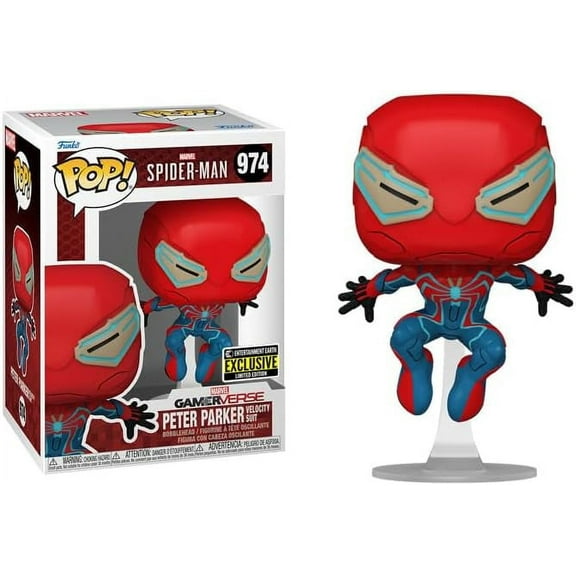 Funko Pop Velocity Suit Peter Parker EE Exclusive Gamerverse Pop! Spider-Man 2 Marvel Games Vinyl Figure