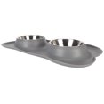 thumbnail image 1 of Dog Water Food Bowl Set, Separate Design Prevent Spill Dishwasher Safe Dog Bowls  for Cat for Small Medium Large Dogs, 1 of 7