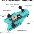 thumbnail image 3 of 10pcs Drill Bit Hole Saw Guide, with 6-50mm Diamond Coated Glass Drill Bit, Suitable For Ceramic Tile Glass Hole Opener Opening Locator, 3 of 7