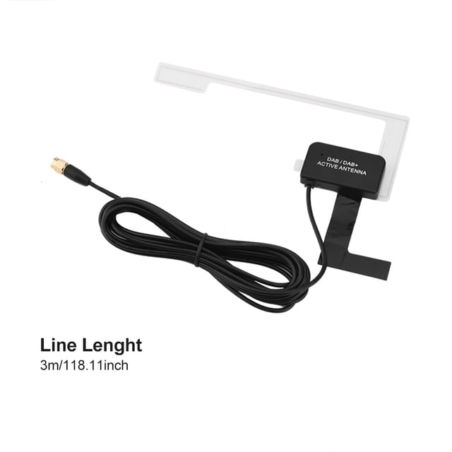 Dab Car Receiver, Convenient Practical Dab Antenna Car Plug And Play For Automobile For General Purpose For Professional Use For Car