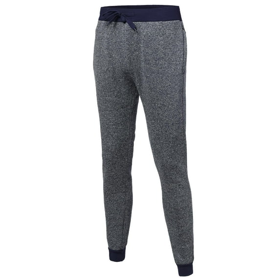 FashionOutfit Men's Two Tone Fleece Jogger Pants