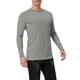 thumbnail image 4 of Camiseta de rayas de manga larga para hombre INSPIRE CHIC, cuello redondo, básica, talla 2XL, negra, 4 of 6