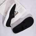 thumbnail image 4 of DLWKIPV Breathable Knit Slip-On Shoes for Women - Lightweight Comfort Flats for Daily WalkinAg & Work(BL+WH,10), 4 of 6