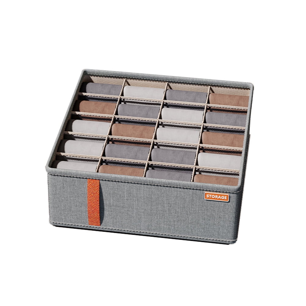 NOGIS Socks Underwear Organizer, Foldable Closet Organizer Drawer Soft