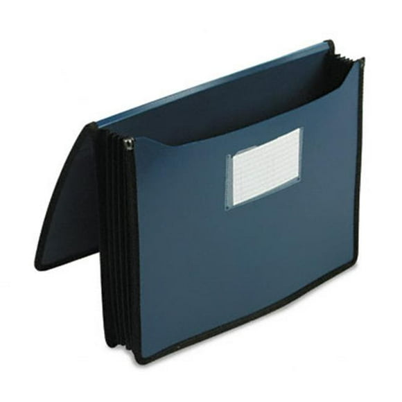 Smead Premium Poly - Document wallet - expanding - for Letter - navy blue
