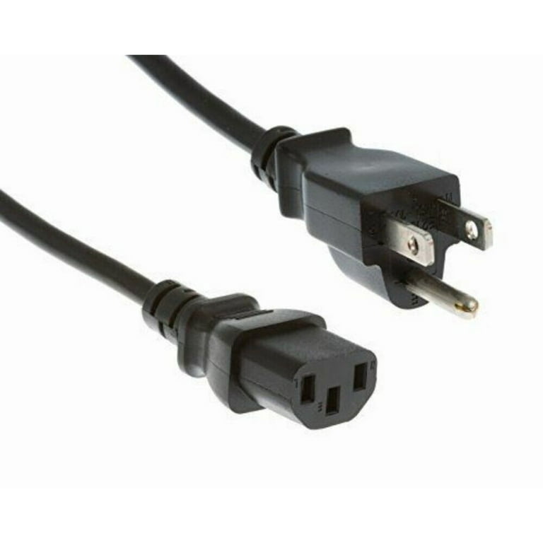 HQRP Cable de alimentación de CA compatible con LG 32LG30 32LG30DC 32LG40  32LG60 32LH200C 32LH210C 42LN5700 Cable de red
