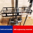 thumbnail image 2 of Bewildely Bandeja de almacenamiento para ducha, estante de elevación de ABS para baño, estante organizador desmontable para ahorro de espacio, Juegos de accesorios de baño, 2 of 6