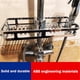 thumbnail image 4 of Advancent Bandeja de almacenamiento para ducha, estante de elevación de baño ABS, estante de ahorro de espacio, organizador de artículos de Juegos de accesorios de baño, 4 of 6