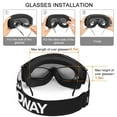 thumbnail image 5 of Findway Ski Goggles Over Glass, 100% UV Protection OTG Snow/Snowboard Goggles for Women, Men & Youth, Adult, 5 of 6