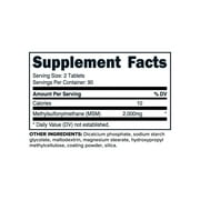 Primaforce MSM Tablets 2000mg Serving, 180 Tablets, 90 Servings
