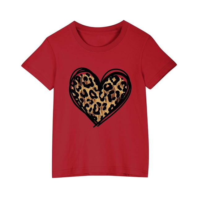 Zpanxa Chemises Filles T-Shirt à Imprimé d'Halloween Col Rond Manches Courtes Haut Mode en Coton 9 Ans