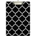thumbnail image 1 of FMSHPON Black White Simple Mosaic Pattern Clipboard Hardboard Wood Nursing Clip Board and Pull for Standard A4 Letter 13x9 inches, 1 of 5
