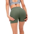 thumbnail image 3 of High Waist Biker Shorts for Women 6"/ 8"/10" Tummy Control, Yoga Workout Running Gym Shorts with Pockets for Summer, 3 of 5