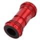thumbnail image 2 of Soporte Inferior De Bicicleta, Soporte Inferior BB De Bloqueo Atornillado De Aleación, Para Marco De Montaña De 42mm, Carcasa De 24/24mm, Bielas De Carretera ANGGREK Rojo, 2 of 8