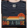 thumbnail image 3 of I Keep All My Dad Jokes In A Dad-a-Base T-Shirt, Funny Dad Shirt, New Dad Gift, Gift For Dad, Dad A Base Shirt, 3 of 5
