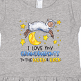 thumbnail image 4 of Inktastic I Love my Grandparents to the Moon and Back Cute Sheep Girls Toddler Dress, 4 of 5
