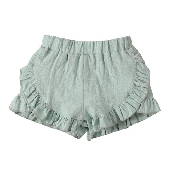 Ketyyh-chn99 Baby Girl Shorts Girls Sweatpants Baby Girls Shorts for Toddler Girls Short Pants Shorts Green,6-9 Months