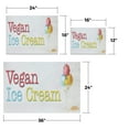 thumbnail image 3 of Vegan Ice Cream Vinyl Decal 24 Inch x 36 Inch Weatherproof Heavy-Duty Adhesive Backing | Dairy-Free Desserts, Healthy Living, Professional Promotions | Made in USA, 3 of 6