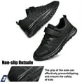 thumbnail image 6 of Boys Girls Sneakers Kids Shoes Unisex Breathable Fitness Running Tennis Lightweight Shoes Black Big Kid Size 5.5, 6 of 6
